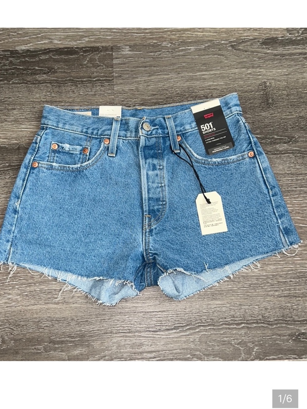 Levi’s 501 Original Cutoff Denim Short 25
